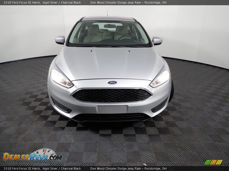 2018 Ford Focus SE Hatch Ingot Silver / Charcoal Black Photo #4