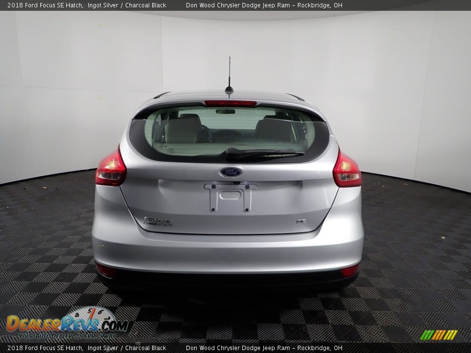 2018 Ford Focus SE Hatch Ingot Silver / Charcoal Black Photo #7