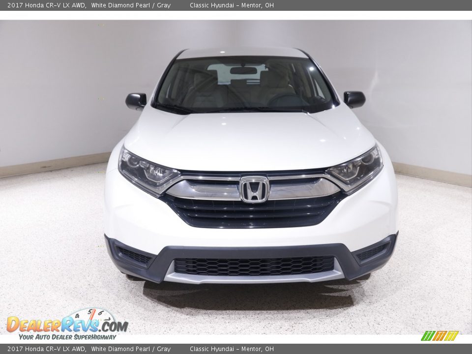 2017 Honda CR-V LX AWD White Diamond Pearl / Gray Photo #2