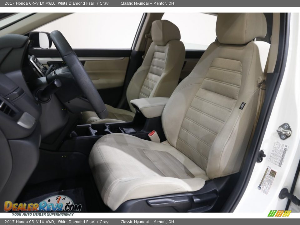 2017 Honda CR-V LX AWD White Diamond Pearl / Gray Photo #5