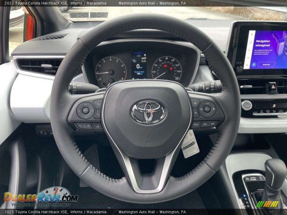 2023 Toyota Corolla Hatchback XSE Steering Wheel Photo #10