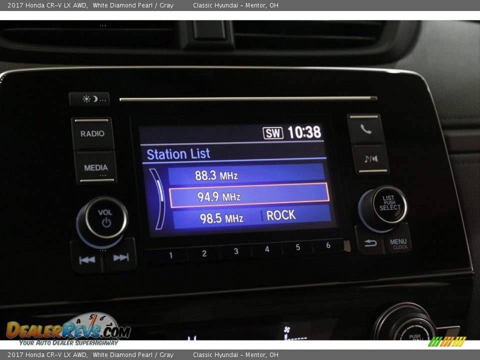 2017 Honda CR-V LX AWD White Diamond Pearl / Gray Photo #10