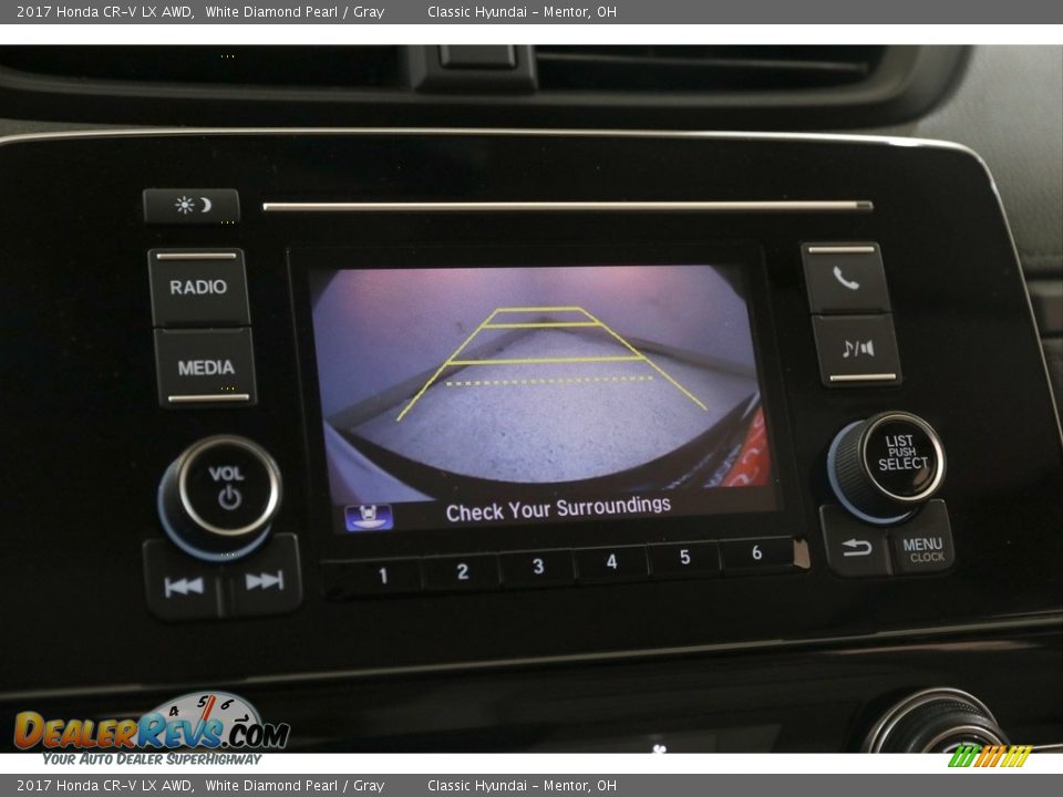 2017 Honda CR-V LX AWD White Diamond Pearl / Gray Photo #12