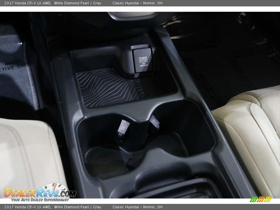 2017 Honda CR-V LX AWD White Diamond Pearl / Gray Photo #14