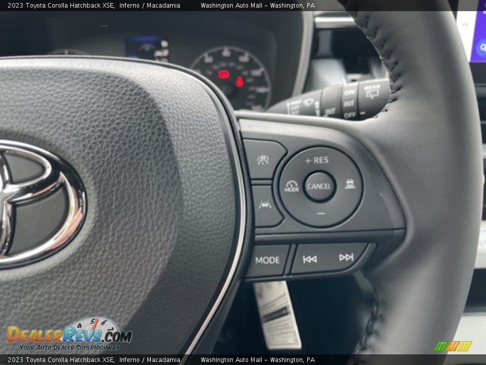 2023 Toyota Corolla Hatchback XSE Steering Wheel Photo #18