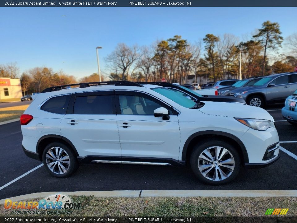 2022 Subaru Ascent Limited Crystal White Pearl / Warm Ivory Photo #3