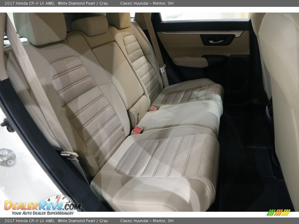 2017 Honda CR-V LX AWD White Diamond Pearl / Gray Photo #16