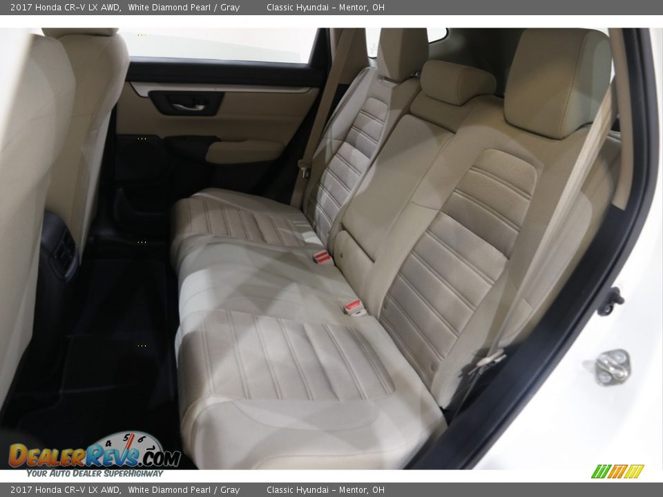 2017 Honda CR-V LX AWD White Diamond Pearl / Gray Photo #17