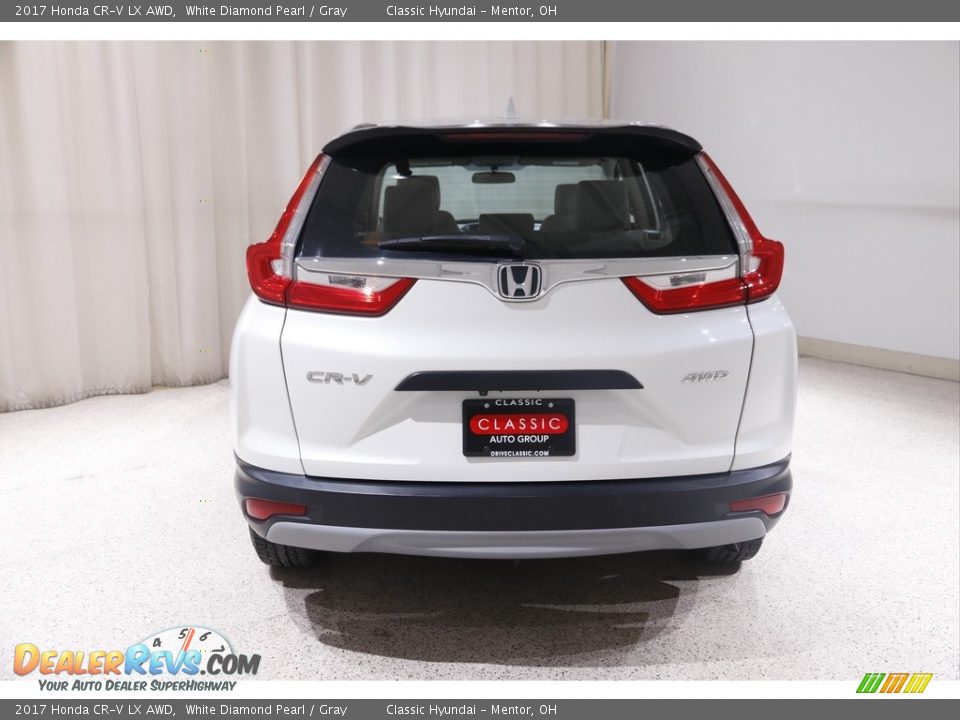 2017 Honda CR-V LX AWD White Diamond Pearl / Gray Photo #18