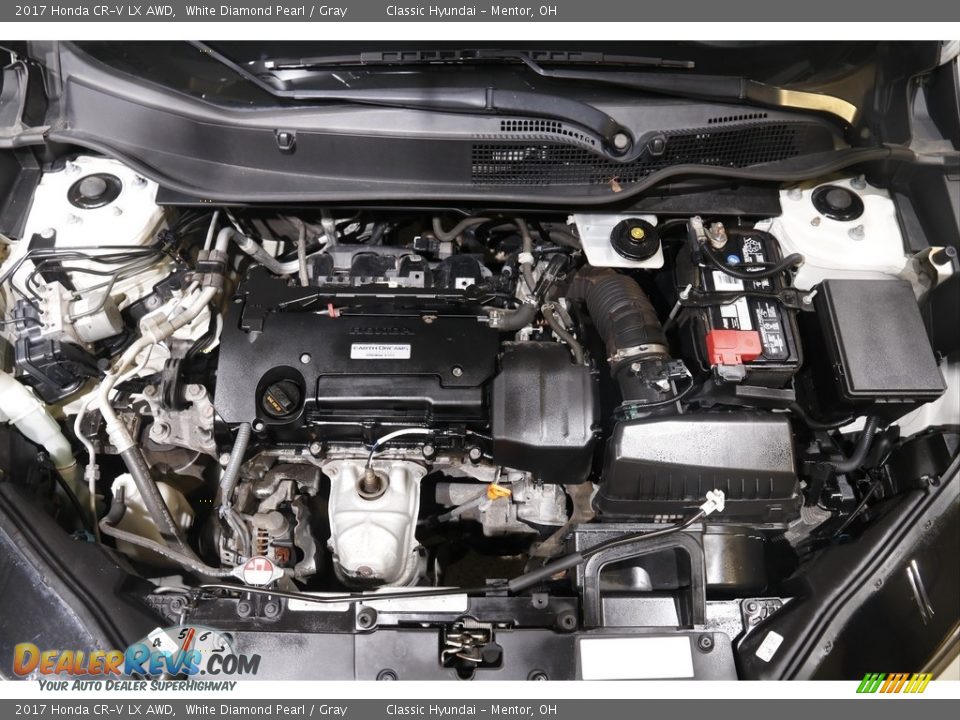 2017 Honda CR-V LX AWD White Diamond Pearl / Gray Photo #19