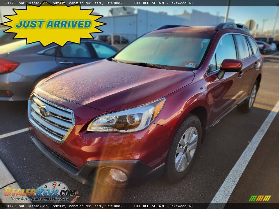 2017 Subaru Outback 2.5i Premium Venetian Red Pearl / Slate Black Photo #1