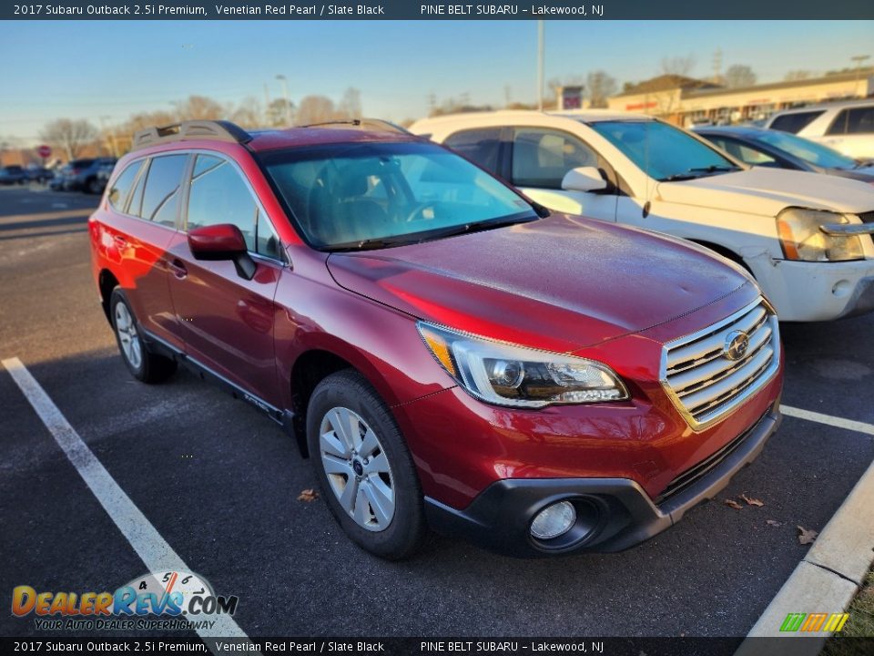 2017 Subaru Outback 2.5i Premium Venetian Red Pearl / Slate Black Photo #2