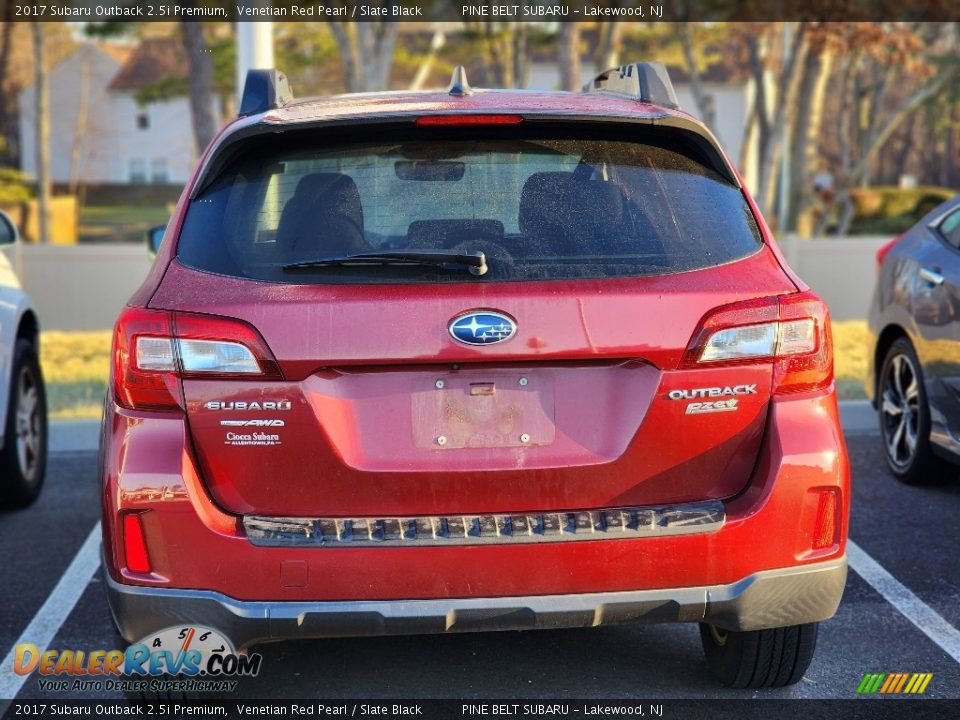 2017 Subaru Outback 2.5i Premium Venetian Red Pearl / Slate Black Photo #4
