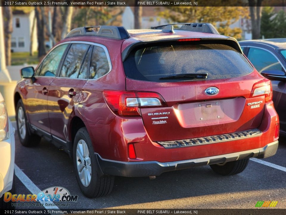 2017 Subaru Outback 2.5i Premium Venetian Red Pearl / Slate Black Photo #5