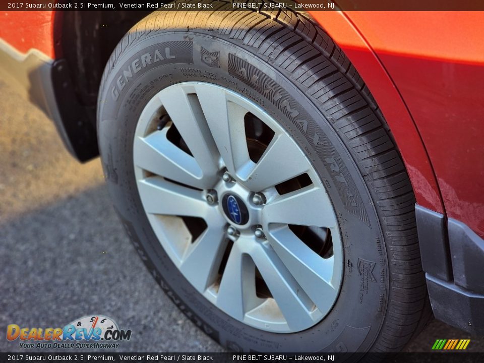 2017 Subaru Outback 2.5i Premium Venetian Red Pearl / Slate Black Photo #6