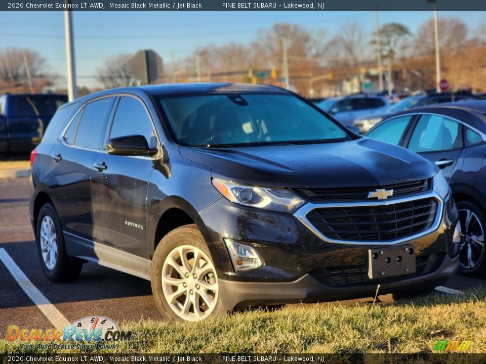 2020 Chevrolet Equinox LT AWD Mosaic Black Metallic / Jet Black Photo #3