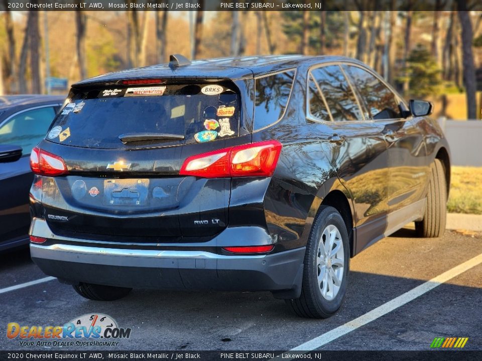 2020 Chevrolet Equinox LT AWD Mosaic Black Metallic / Jet Black Photo #7