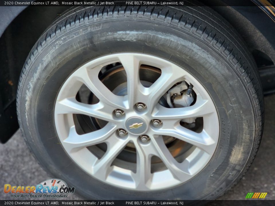 2020 Chevrolet Equinox LT AWD Mosaic Black Metallic / Jet Black Photo #10