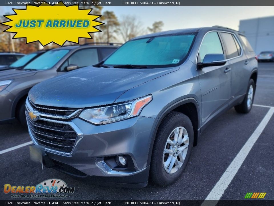 2020 Chevrolet Traverse LT AWD Satin Steel Metallic / Jet Black Photo #1