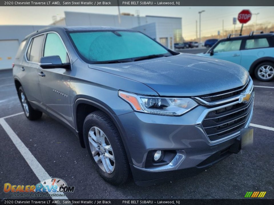 2020 Chevrolet Traverse LT AWD Satin Steel Metallic / Jet Black Photo #2