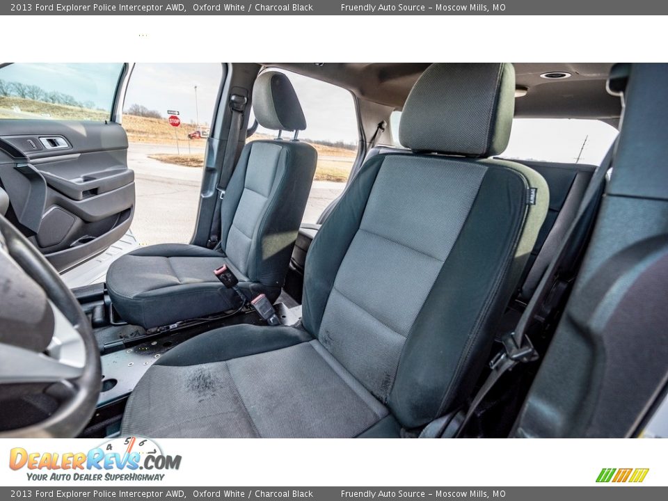 Front Seat of 2013 Ford Explorer Police Interceptor AWD Photo #17