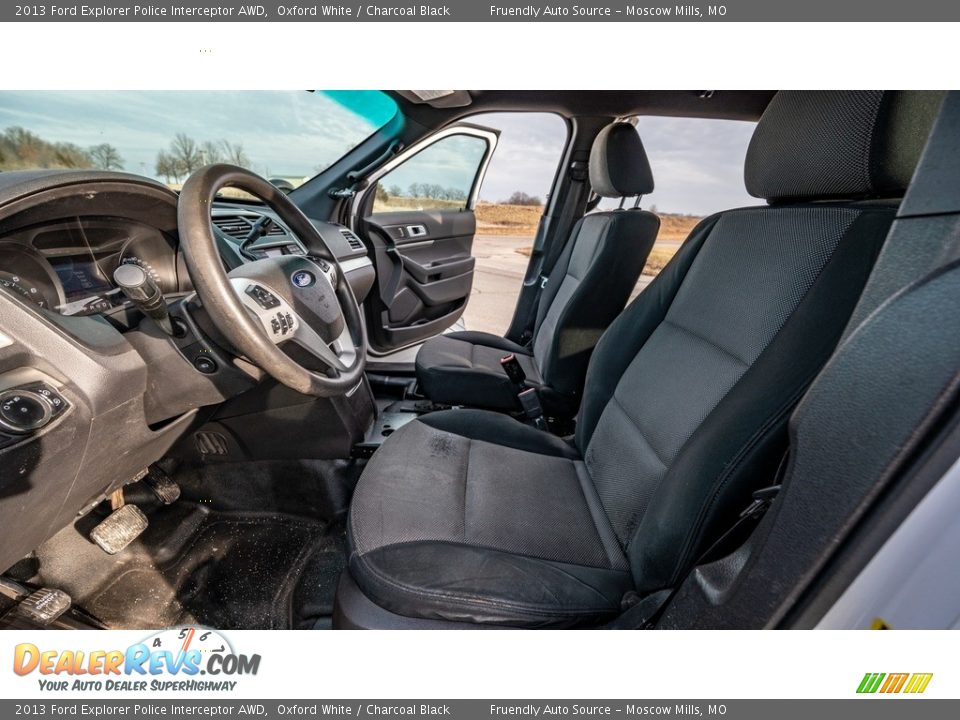 Front Seat of 2013 Ford Explorer Police Interceptor AWD Photo #18