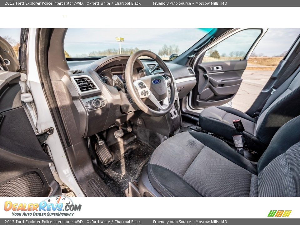 Front Seat of 2013 Ford Explorer Police Interceptor AWD Photo #19