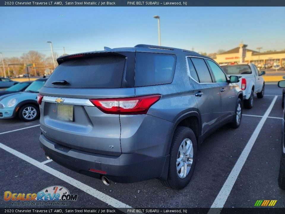 2020 Chevrolet Traverse LT AWD Satin Steel Metallic / Jet Black Photo #6