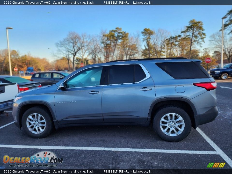 2020 Chevrolet Traverse LT AWD Satin Steel Metallic / Jet Black Photo #8