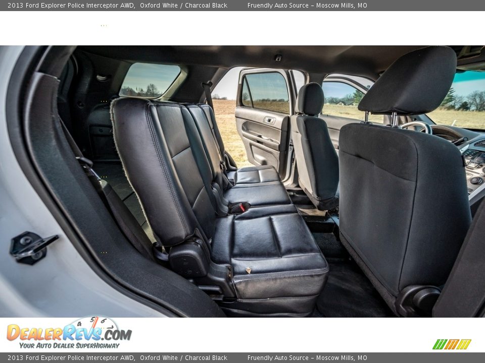 Rear Seat of 2013 Ford Explorer Police Interceptor AWD Photo #22