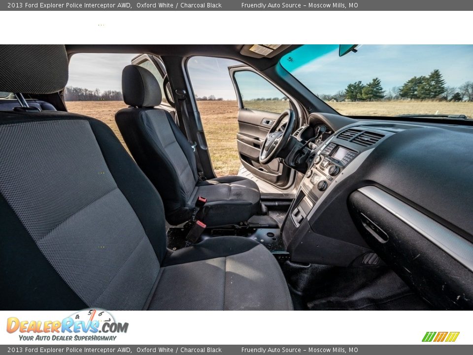 Front Seat of 2013 Ford Explorer Police Interceptor AWD Photo #24