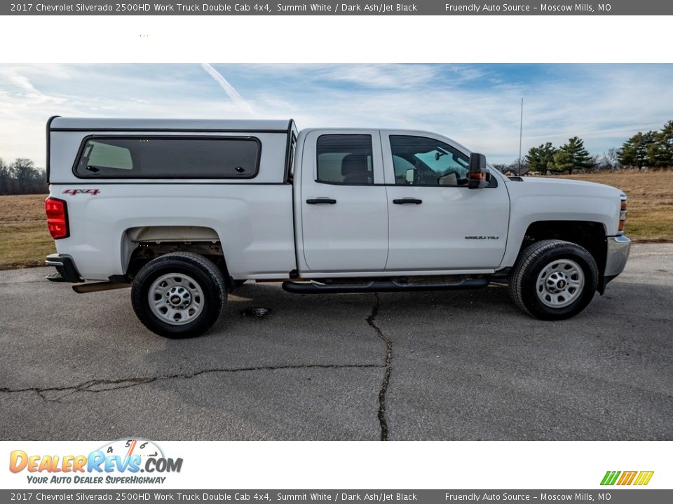 2017 Chevrolet Silverado 2500HD Work Truck Double Cab 4x4 Summit White / Dark Ash/Jet Black Photo #3