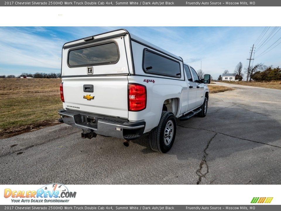 2017 Chevrolet Silverado 2500HD Work Truck Double Cab 4x4 Summit White / Dark Ash/Jet Black Photo #4