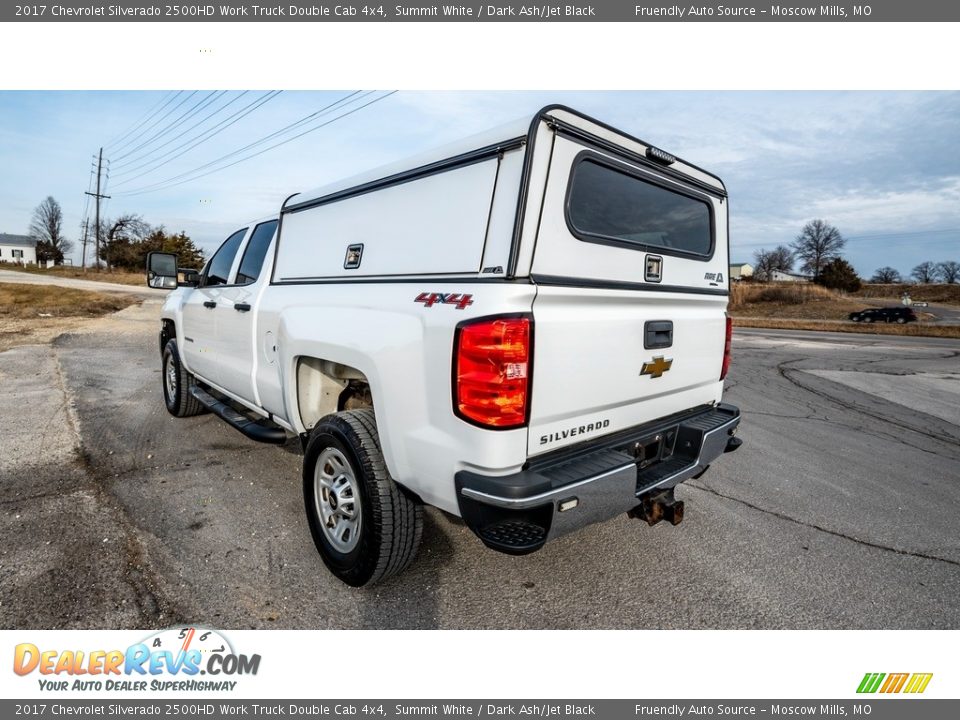 2017 Chevrolet Silverado 2500HD Work Truck Double Cab 4x4 Summit White / Dark Ash/Jet Black Photo #6