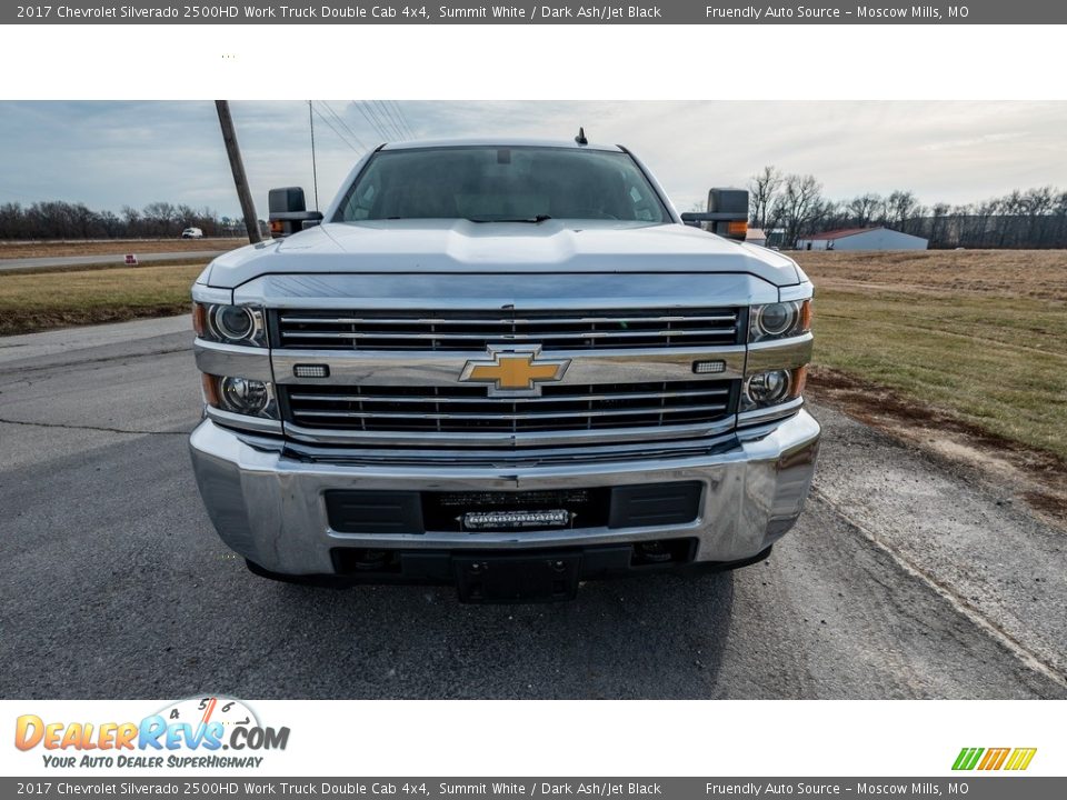 2017 Chevrolet Silverado 2500HD Work Truck Double Cab 4x4 Summit White / Dark Ash/Jet Black Photo #9