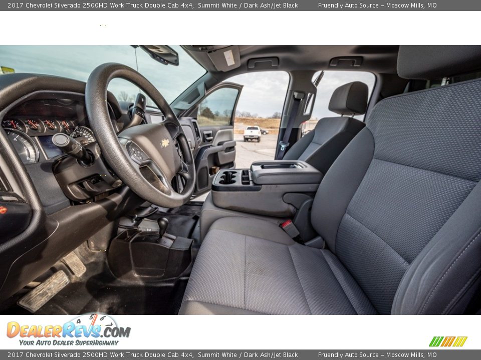 2017 Chevrolet Silverado 2500HD Work Truck Double Cab 4x4 Summit White / Dark Ash/Jet Black Photo #18