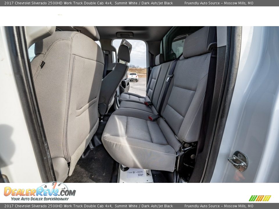 2017 Chevrolet Silverado 2500HD Work Truck Double Cab 4x4 Summit White / Dark Ash/Jet Black Photo #20