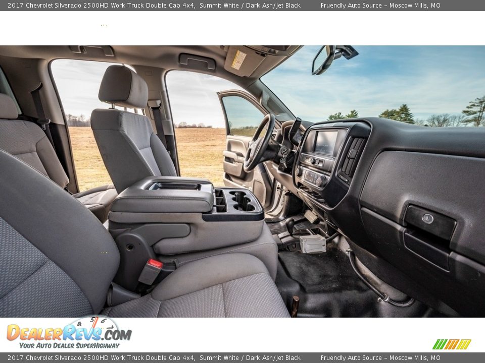 2017 Chevrolet Silverado 2500HD Work Truck Double Cab 4x4 Summit White / Dark Ash/Jet Black Photo #25