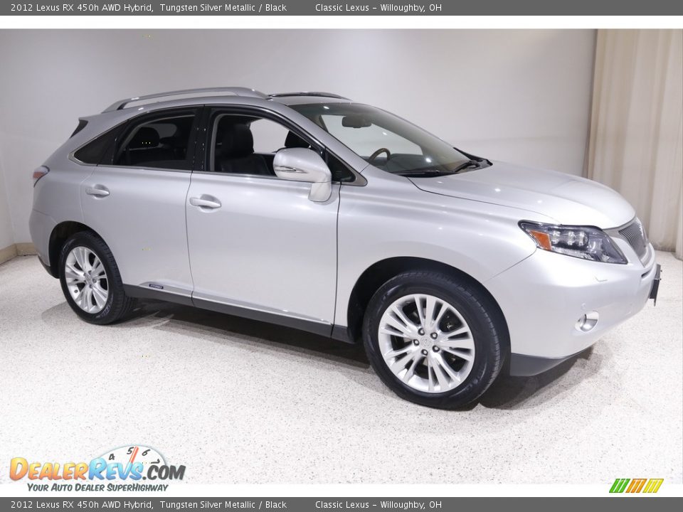 2012 Lexus RX 450h AWD Hybrid Tungsten Silver Metallic / Black Photo #1