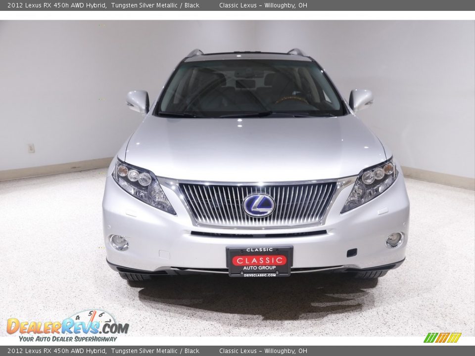 2012 Lexus RX 450h AWD Hybrid Tungsten Silver Metallic / Black Photo #2