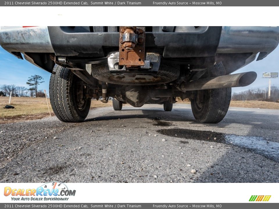 2011 Chevrolet Silverado 2500HD Extended Cab Summit White / Dark Titanium Photo #13