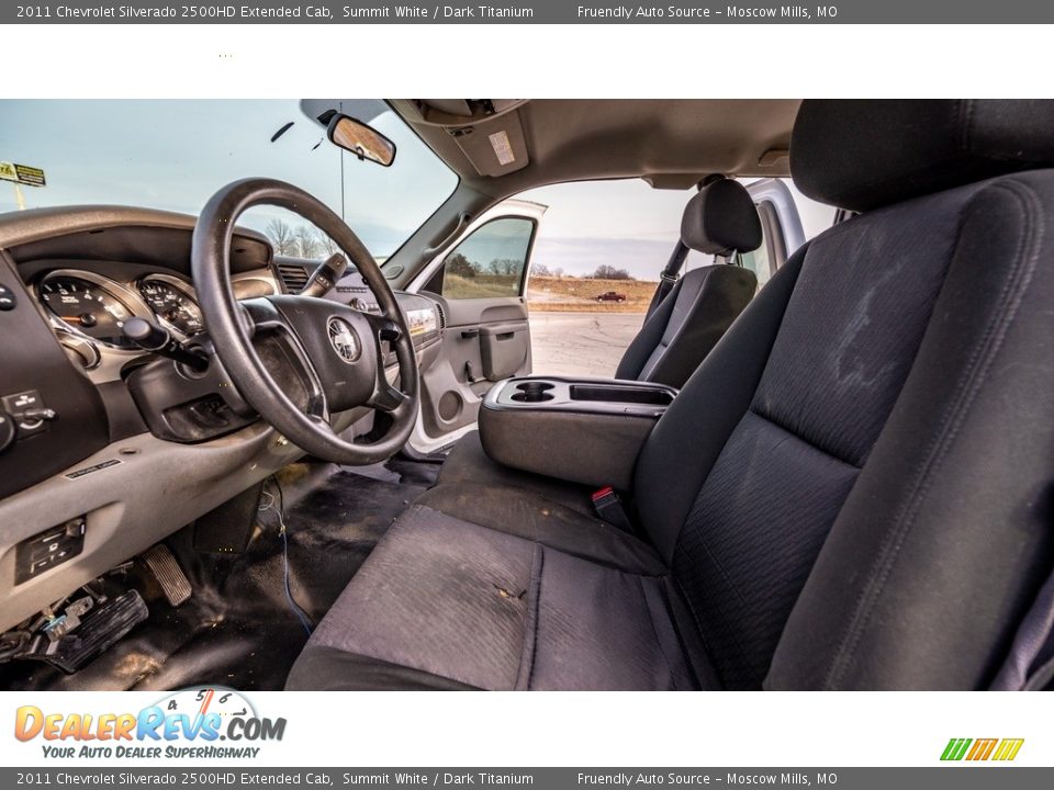 2011 Chevrolet Silverado 2500HD Extended Cab Summit White / Dark Titanium Photo #18