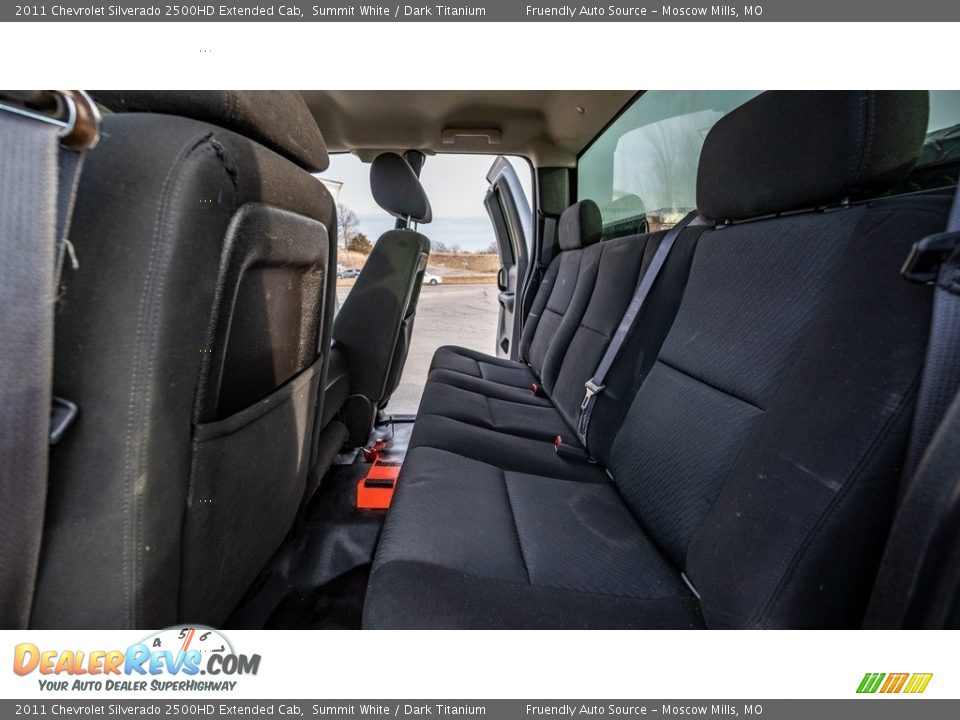 2011 Chevrolet Silverado 2500HD Extended Cab Summit White / Dark Titanium Photo #20