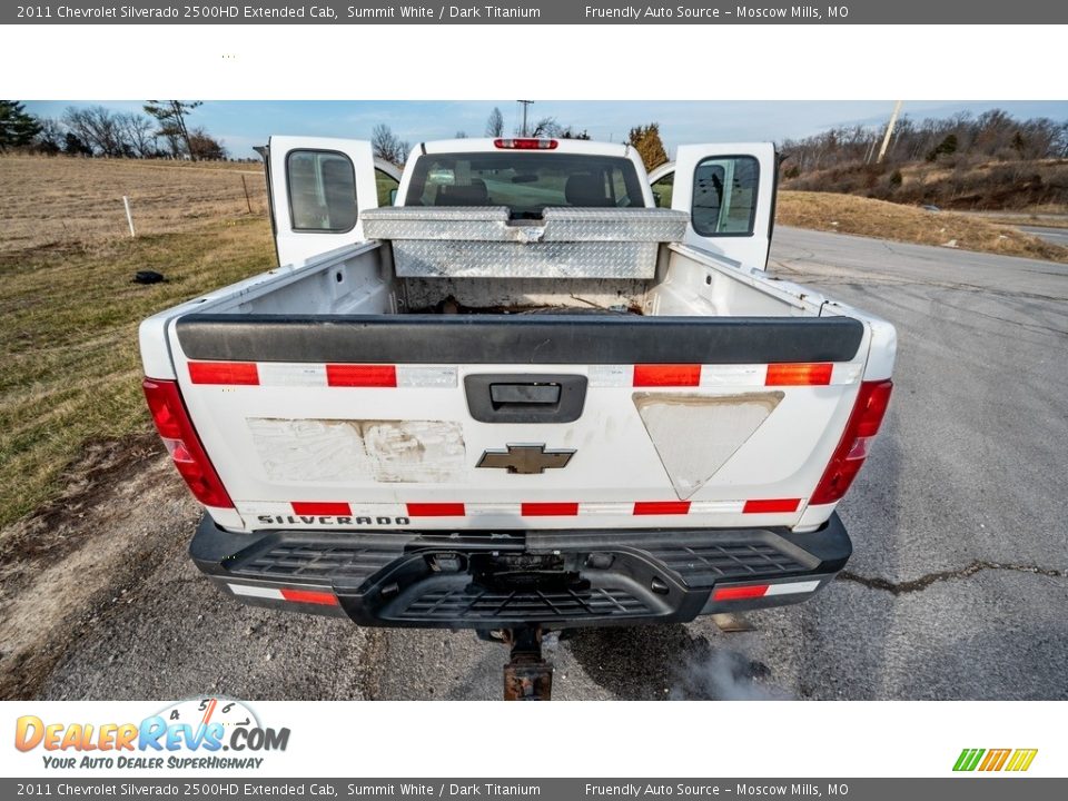 2011 Chevrolet Silverado 2500HD Extended Cab Summit White / Dark Titanium Photo #21