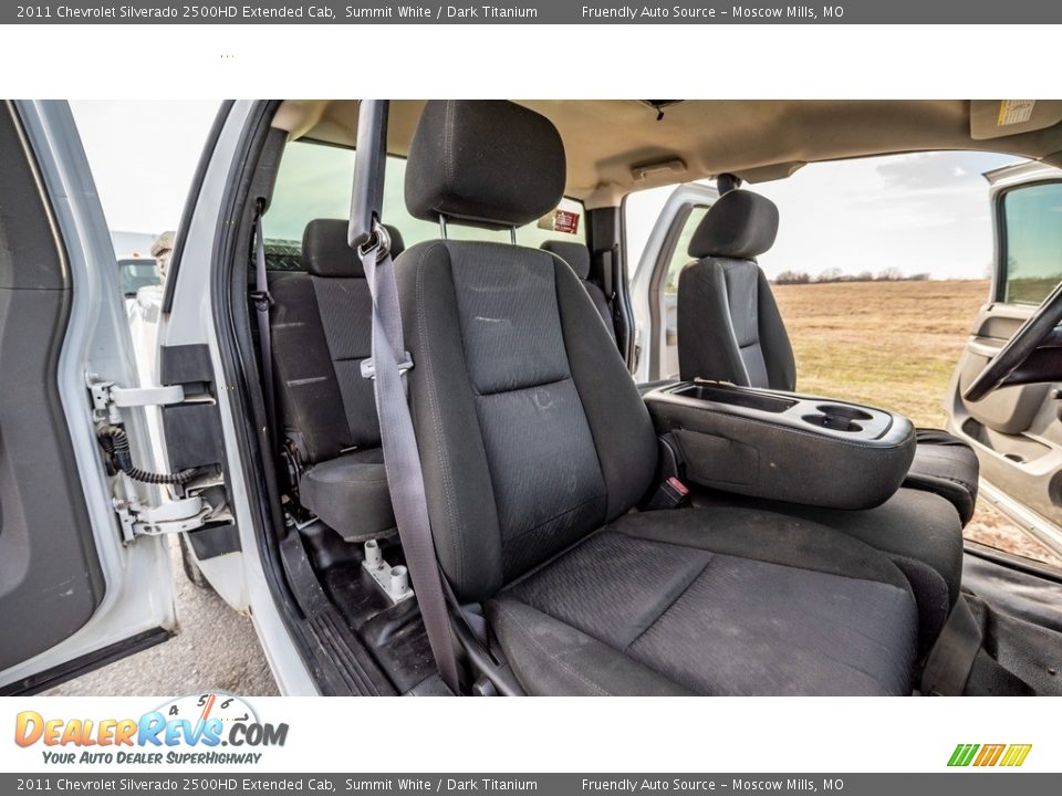 2011 Chevrolet Silverado 2500HD Extended Cab Summit White / Dark Titanium Photo #24