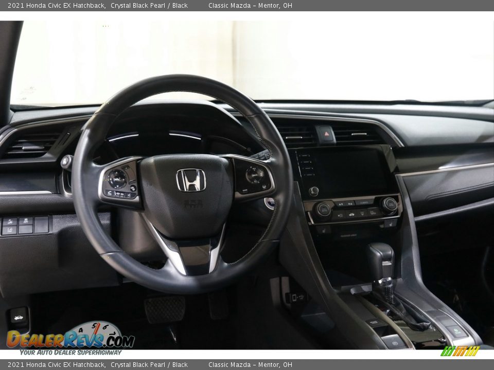 Dashboard of 2021 Honda Civic EX Hatchback Photo #6