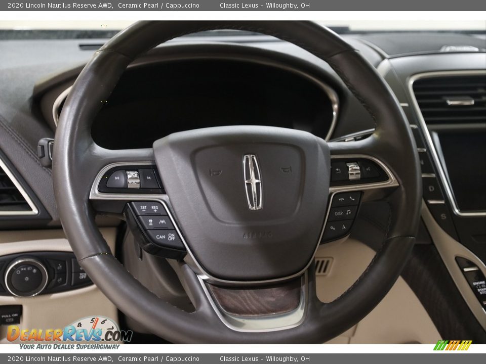 2020 Lincoln Nautilus Reserve AWD Steering Wheel Photo #7