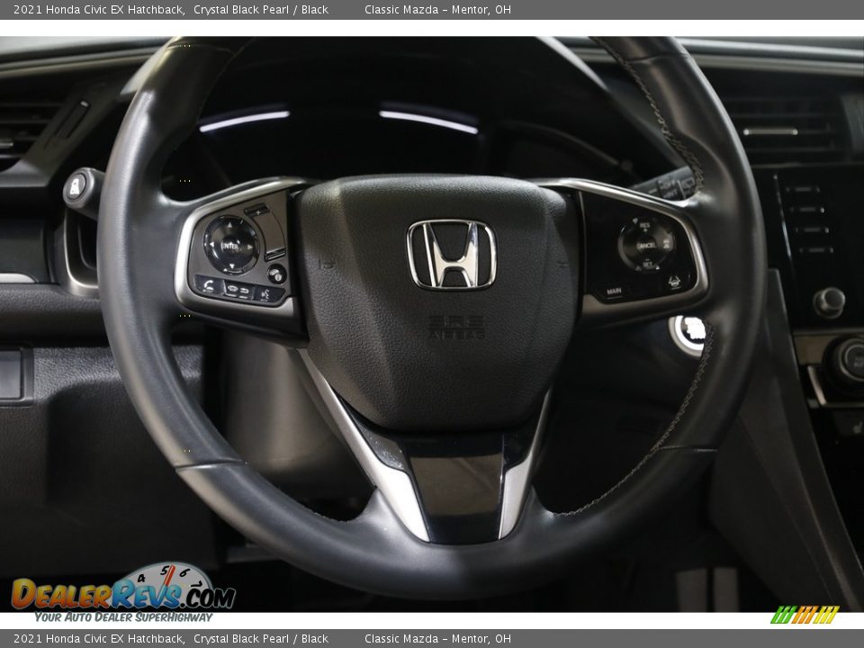 2021 Honda Civic EX Hatchback Steering Wheel Photo #7