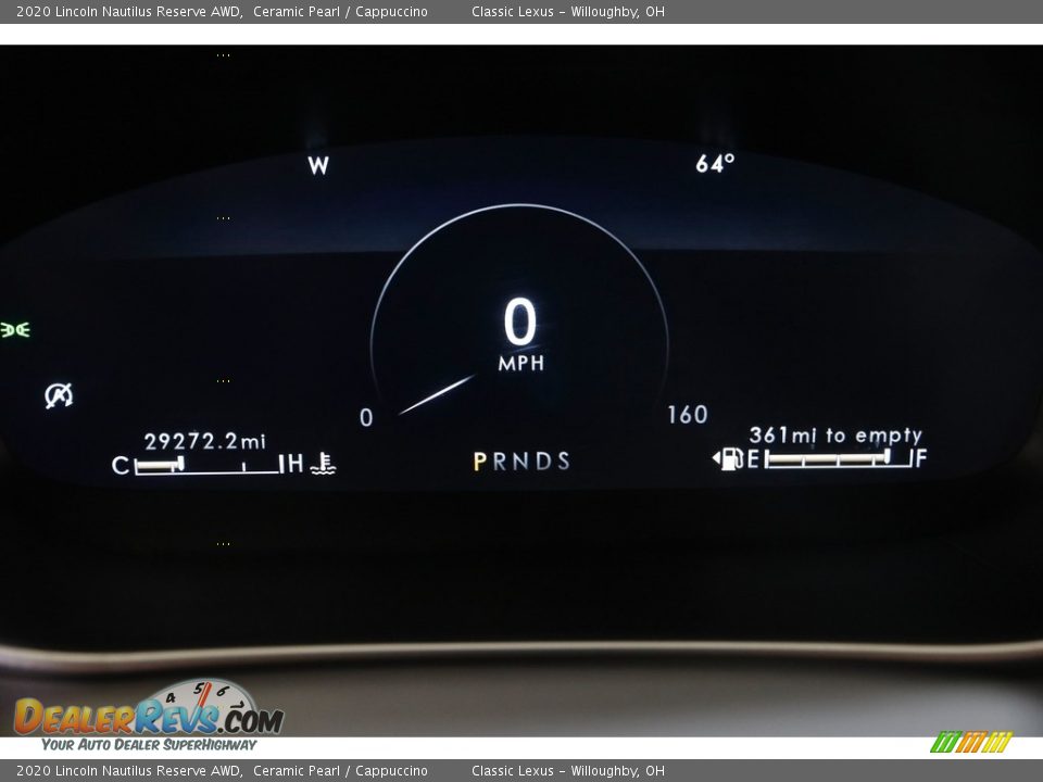 2020 Lincoln Nautilus Reserve AWD Gauges Photo #8