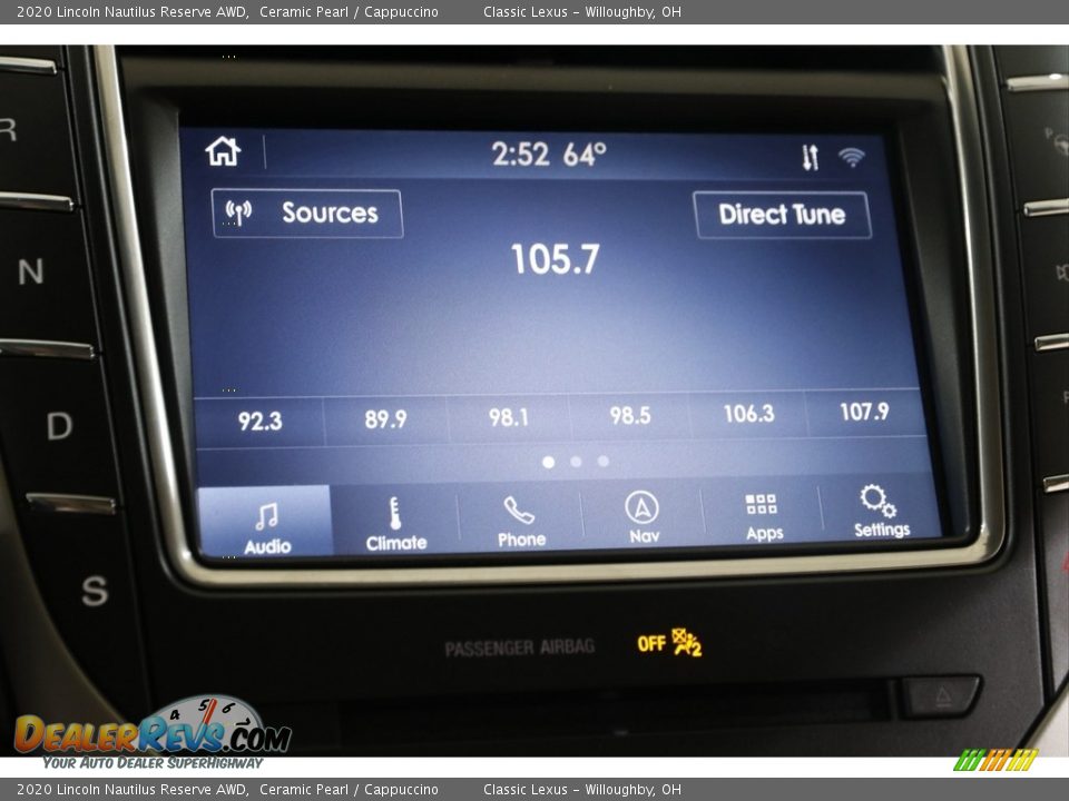 Audio System of 2020 Lincoln Nautilus Reserve AWD Photo #11